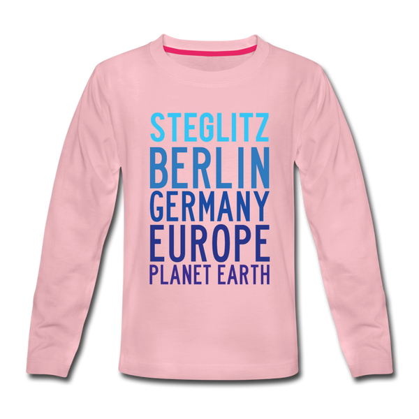 Steglitz Planet Earth - Kinder Langarmshirt - rose shadow