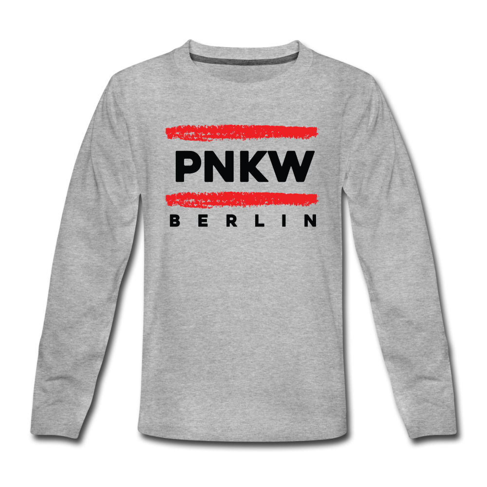PNKW - Teenager Langarmshirt - heather grey