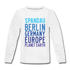 Spandau Planet Earth - Kinder Langarmshirt - white