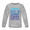 Spandau Planet Earth - Kinder Langarmshirt - heather grey