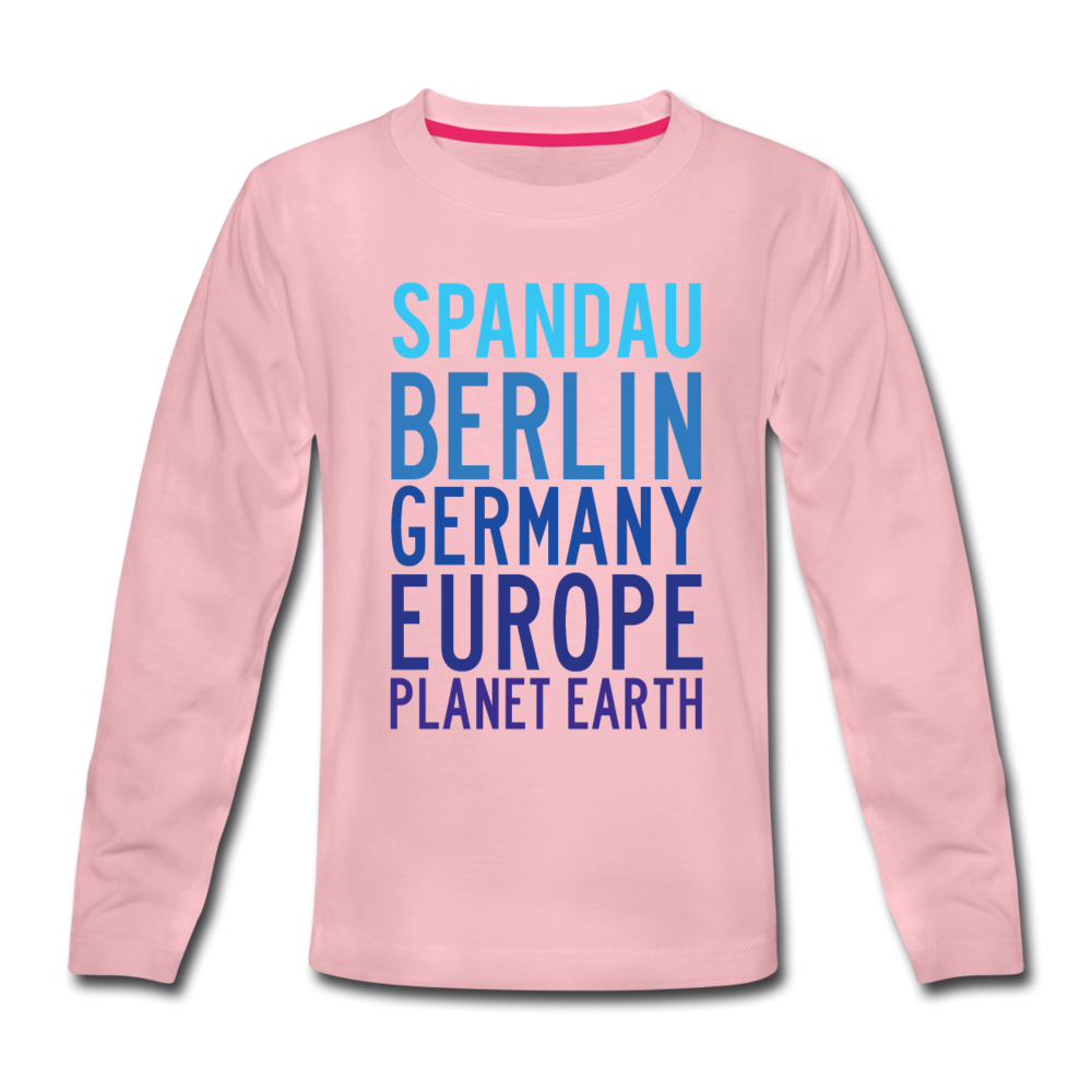 Spandau Planet Earth - Kinder Langarmshirt - rose shadow