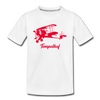 Tempelhof Flugzeug rot - Kinder Premium T-Shirt - white