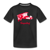 Tempelhof Flugzeug rot - Kinder Premium T-Shirt - black