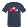 Tempelhof Flugzeug rot - Kinder Premium T-Shirt - navy