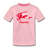 Tempelhof Flugzeug rot - Kinder Premium T-Shirt - rose shadow