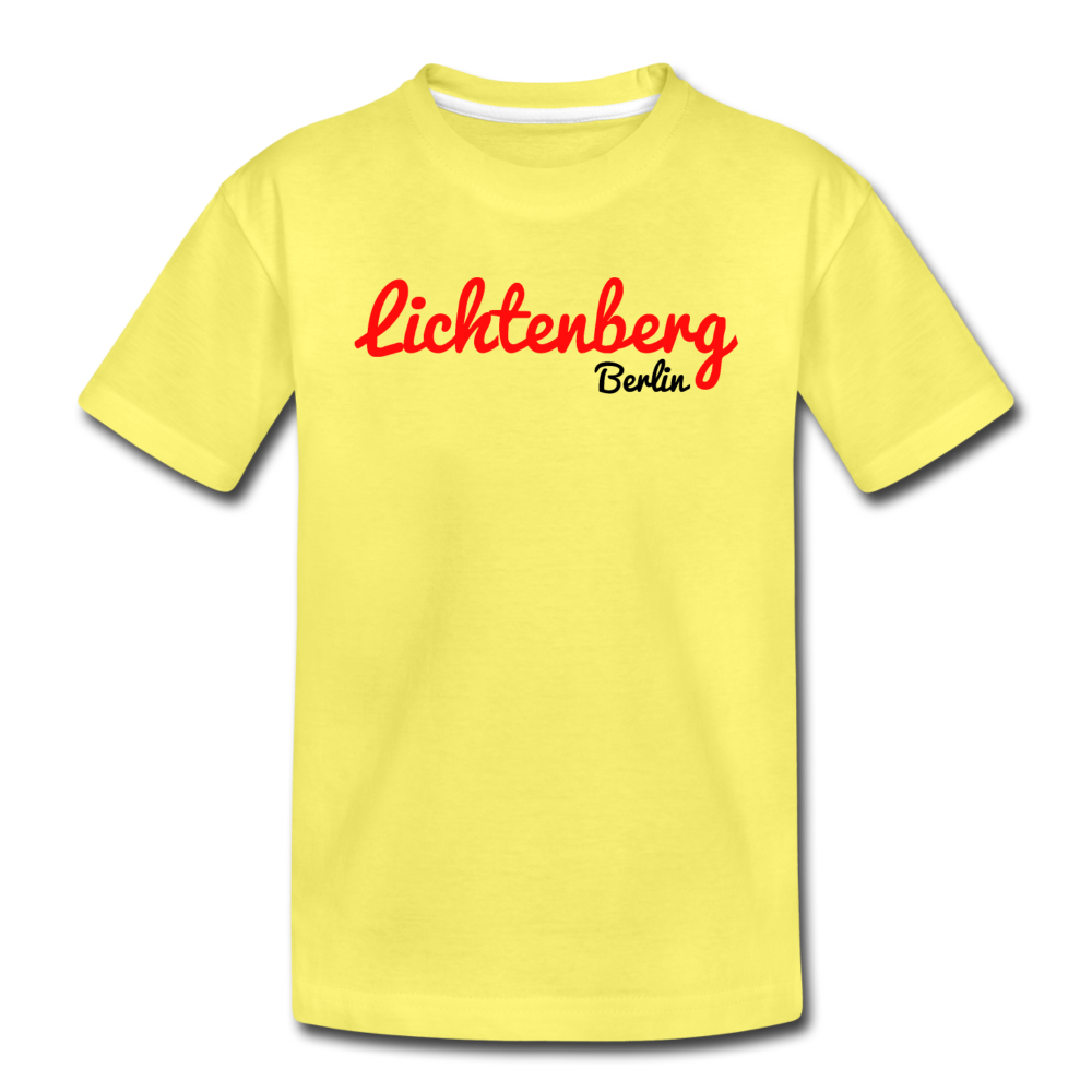 Lichtenberg Berlin - Kinder Premium T-Shirt - yellow