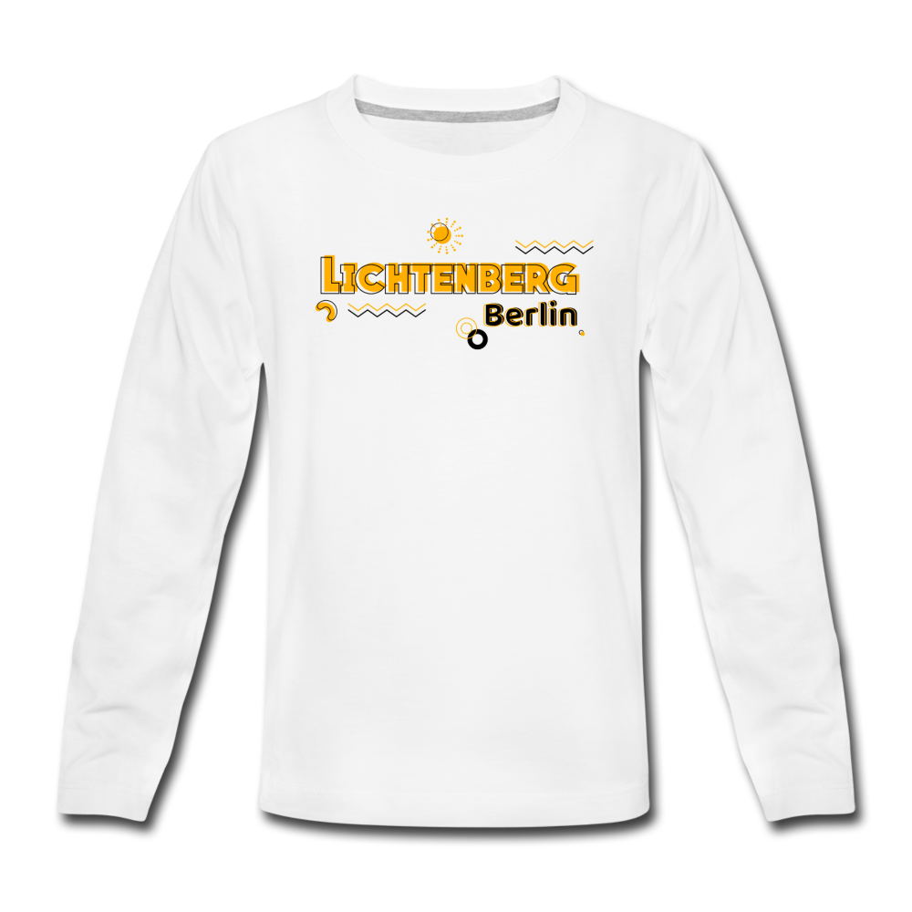 Lichtenberg - Teenager Langarmshirt - white