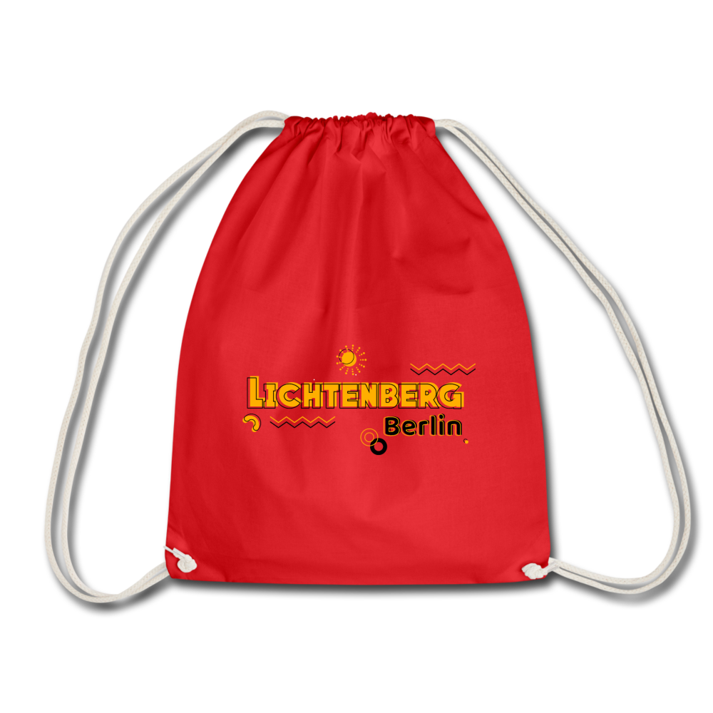 Lichtenberg - Turnbeutel - red