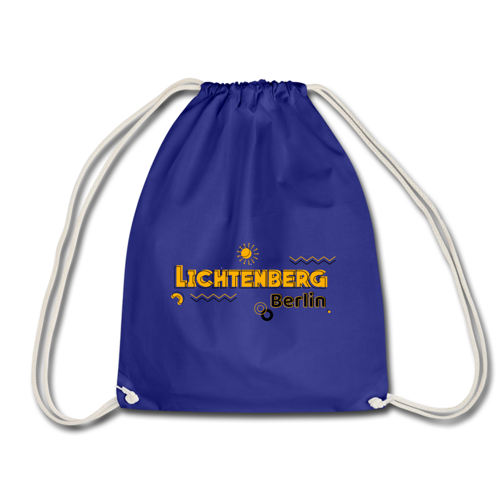 Lichtenberg - Turnbeutel - royal blue