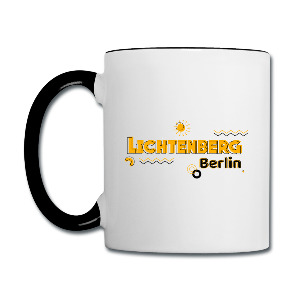 Lichtenberg - Tasse zweifarbig - white/black