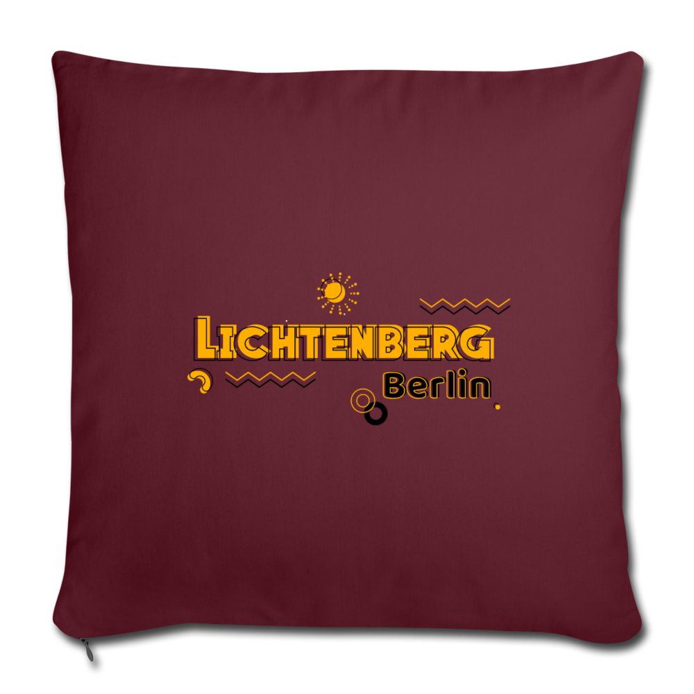Lichtenberg - Sofakissen mit Füllung (45 x 45 cm) - burgundy