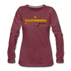 Lichtenberg - Frauen Premium Langarmshirt - heather burgundy
