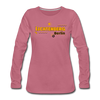 Lichtenberg - Frauen Premium Langarmshirt - mauve