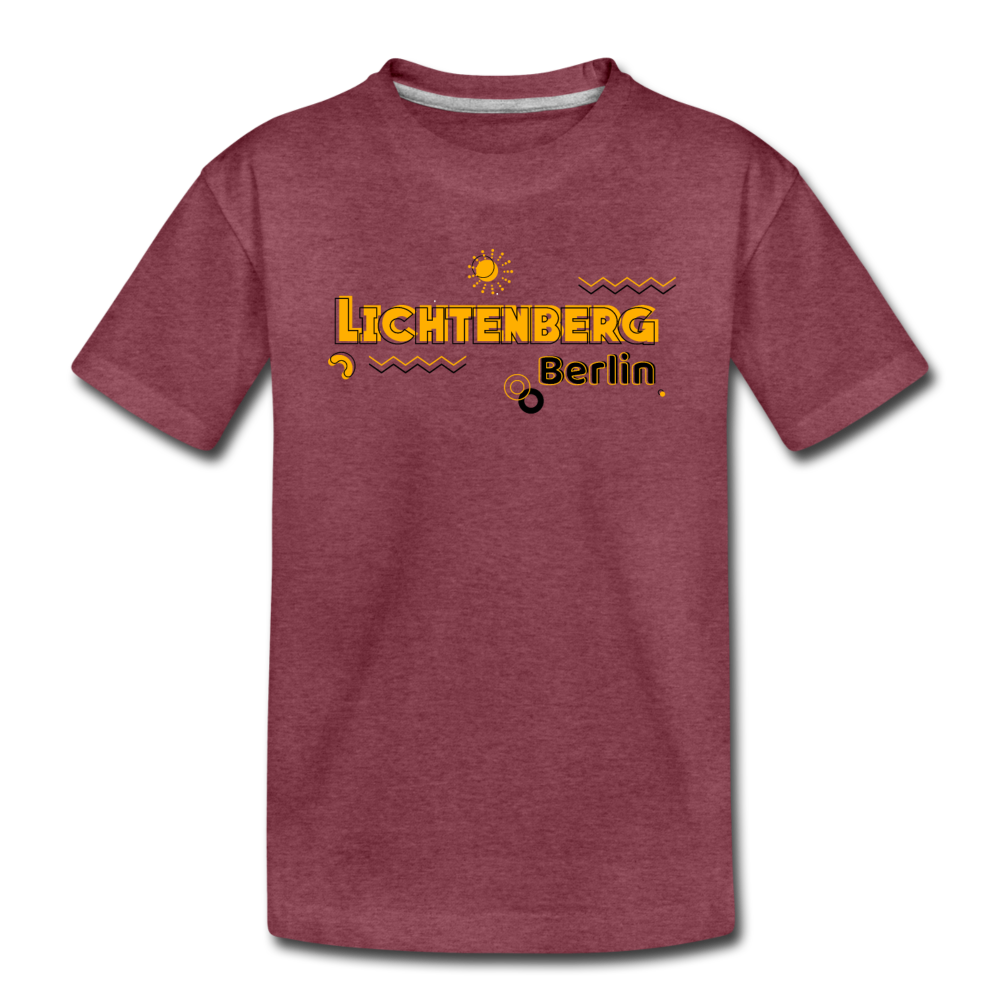 Lichtenberg - Kinder Premium T-Shirt - heather burgundy