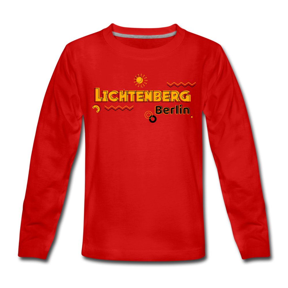 Lichtenberg - Kinder Langarmshirt - red