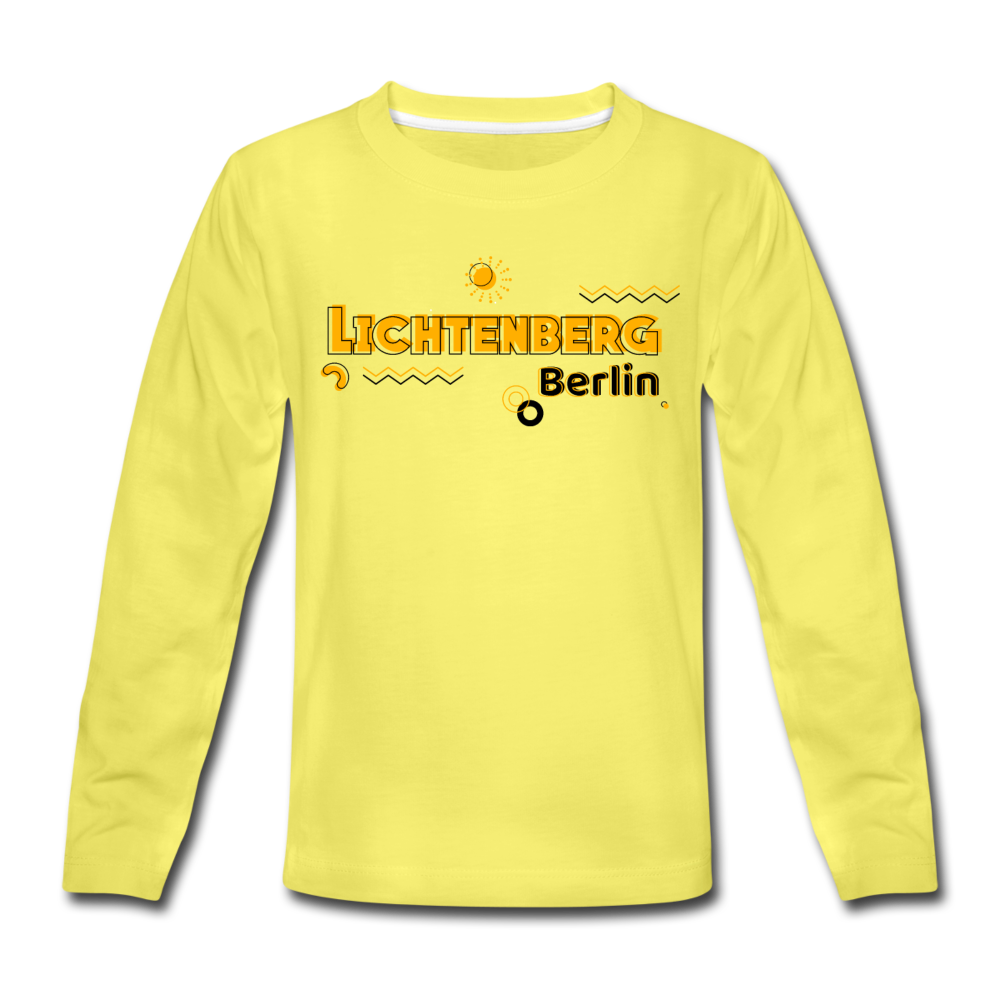 Lichtenberg - Kinder Langarmshirt - yellow