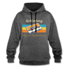 Lichtenberg Hippest Neighborhood - Kontrast Hoodie - charcoal/black