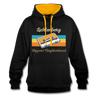Lichtenberg Hippest Neighborhood - Kontrast Hoodie - black/gold