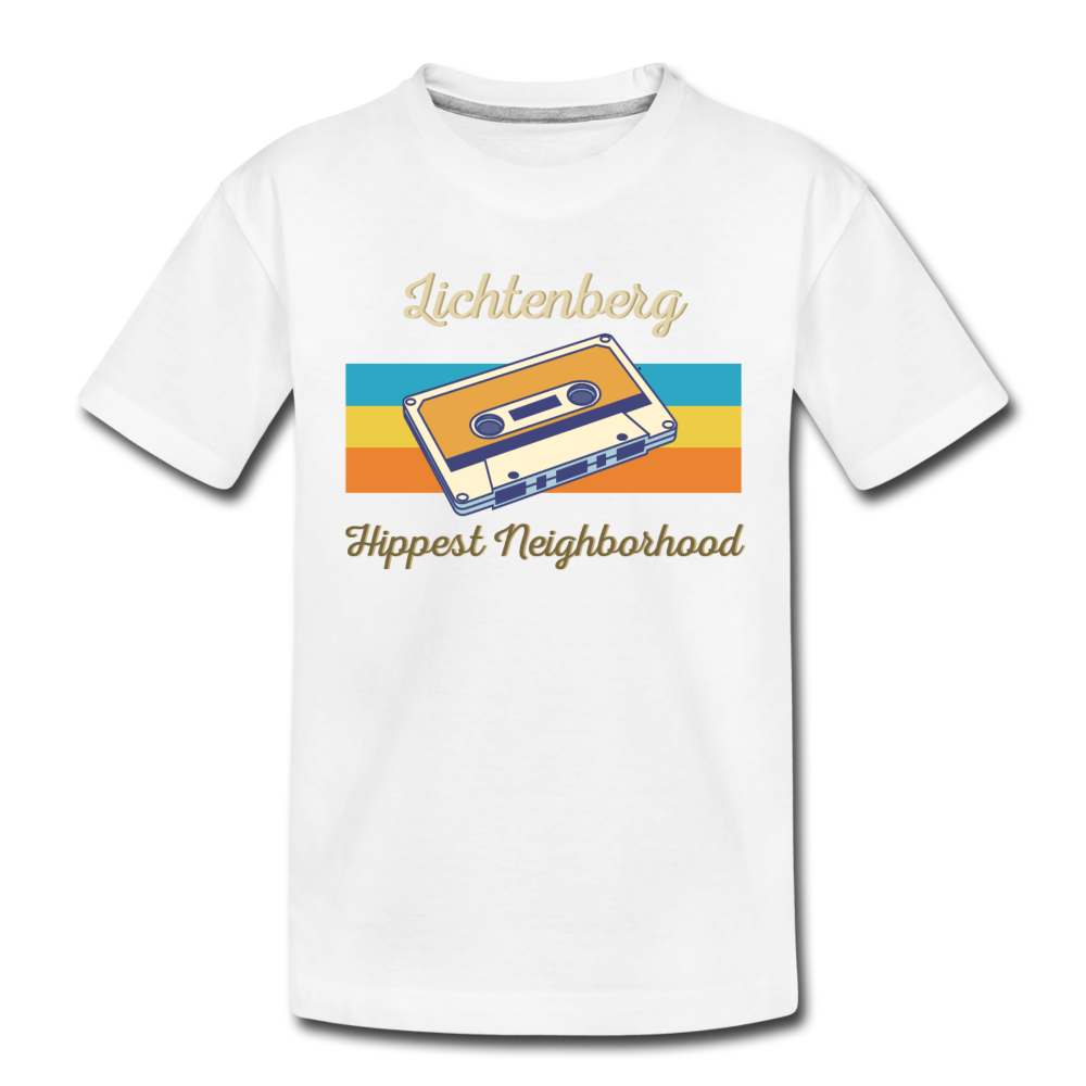 Lichtenberg Hippest Neighborhood - Teenager Premium T-Shirt - white
