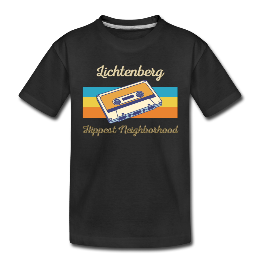 Lichtenberg Hippest Neighborhood - Teenager Premium T-Shirt - black