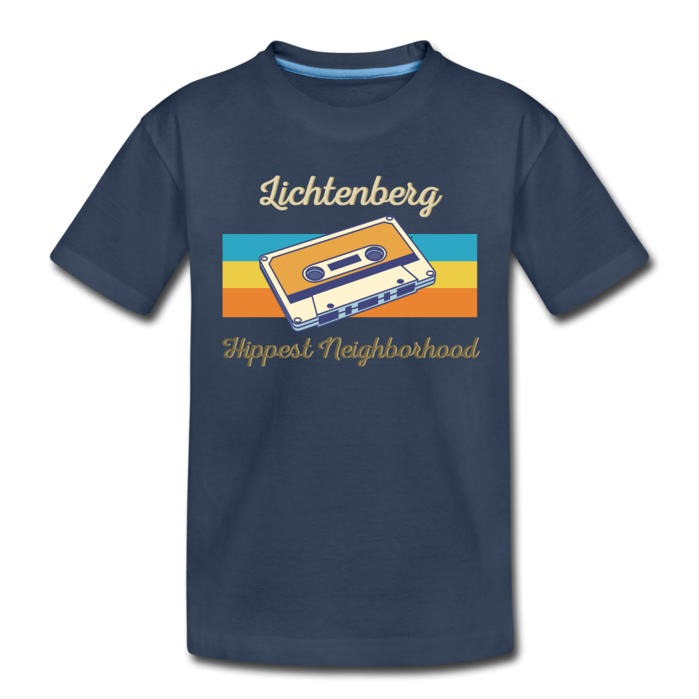 Lichtenberg Hippest Neighborhood - Teenager Premium T-Shirt - navy