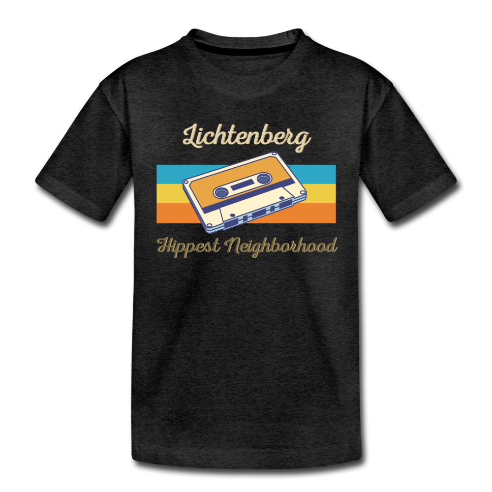 Lichtenberg Hippest Neighborhood - Teenager Premium T-Shirt - charcoal grey