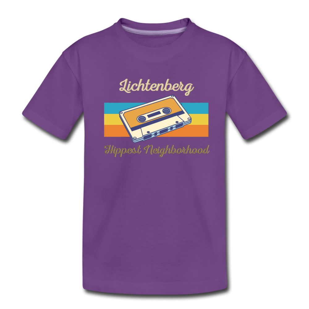 Lichtenberg Hippest Neighborhood - Kinder Premium T-Shirt - purple
