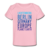 Lichtenberg Planet Earth - Baby Bio T-Shirt - light pink