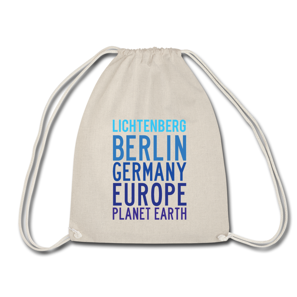 Lichtenberg Planet Earth - Turnbeutel - nature