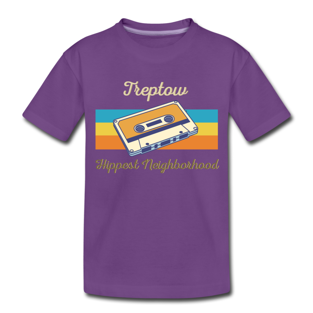 Treptow Hippest Neighborhood - Teenager Premium T-Shirt - purple