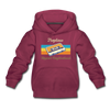 Treptow Hippest Neighborhood - Kinder Premium Hoodie - bordeaux