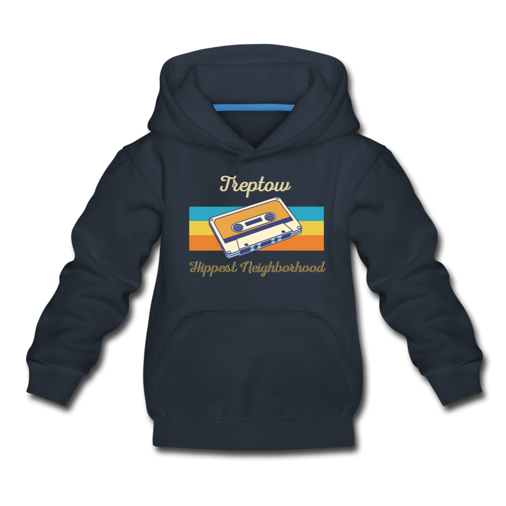 Treptow Hippest Neighborhood - Kinder Premium Hoodie - navy
