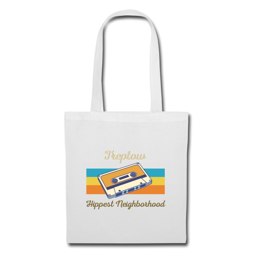 Treptow Hippest Neighborhood - Stoffbeutel - white