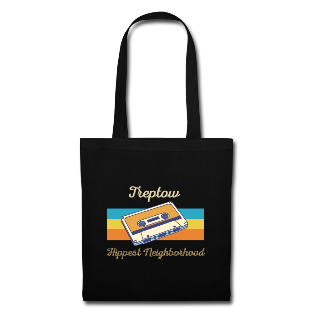 Treptow Hippest Neighborhood - Stoffbeutel - black