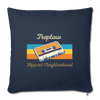 Treptow Hippest Neighborhood - Sofakissen mit Füllung (45 x 45 cm) - navy