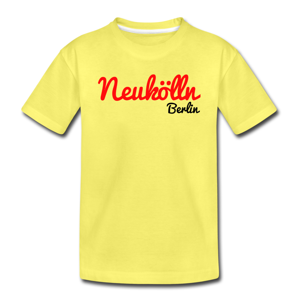 Neukölln Berlin - Kinder Premium T-Shirt - yellow