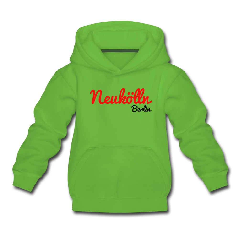 Neukölln Berlin - Kinder Premium Hoodie - light green