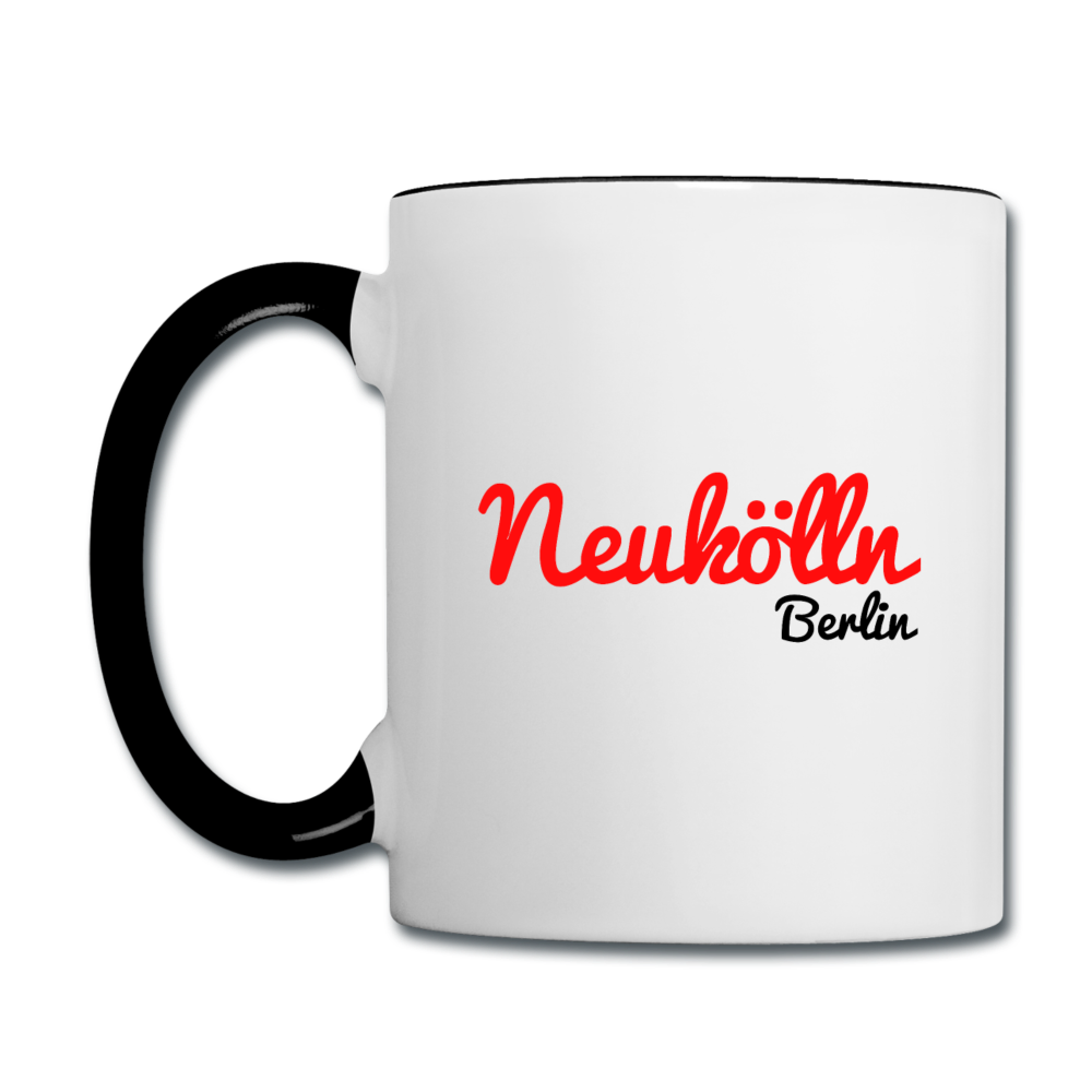 Neukölln Berlin - Tasse zweifarbig - white/black