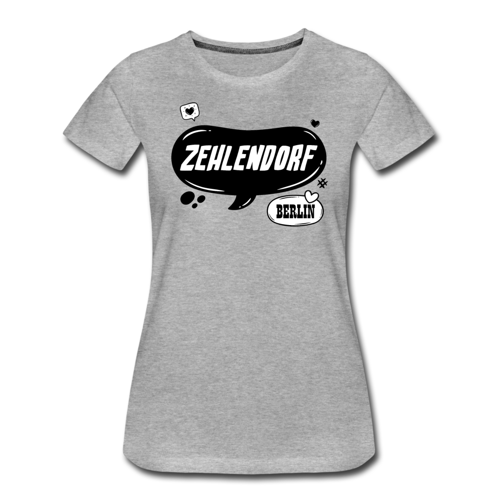 Zehlendorf Berlin - Frauen Premium T-Shirt - heather grey