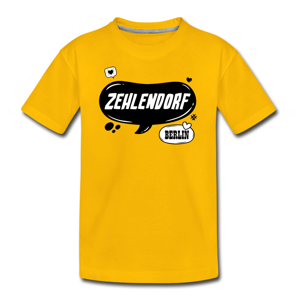 Zehlendorf Berlin - Teenager Premium T-Shirt - sun yellow