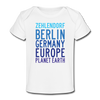 Zehlendorf Planet Earth - Baby Bio T-Shirt - white