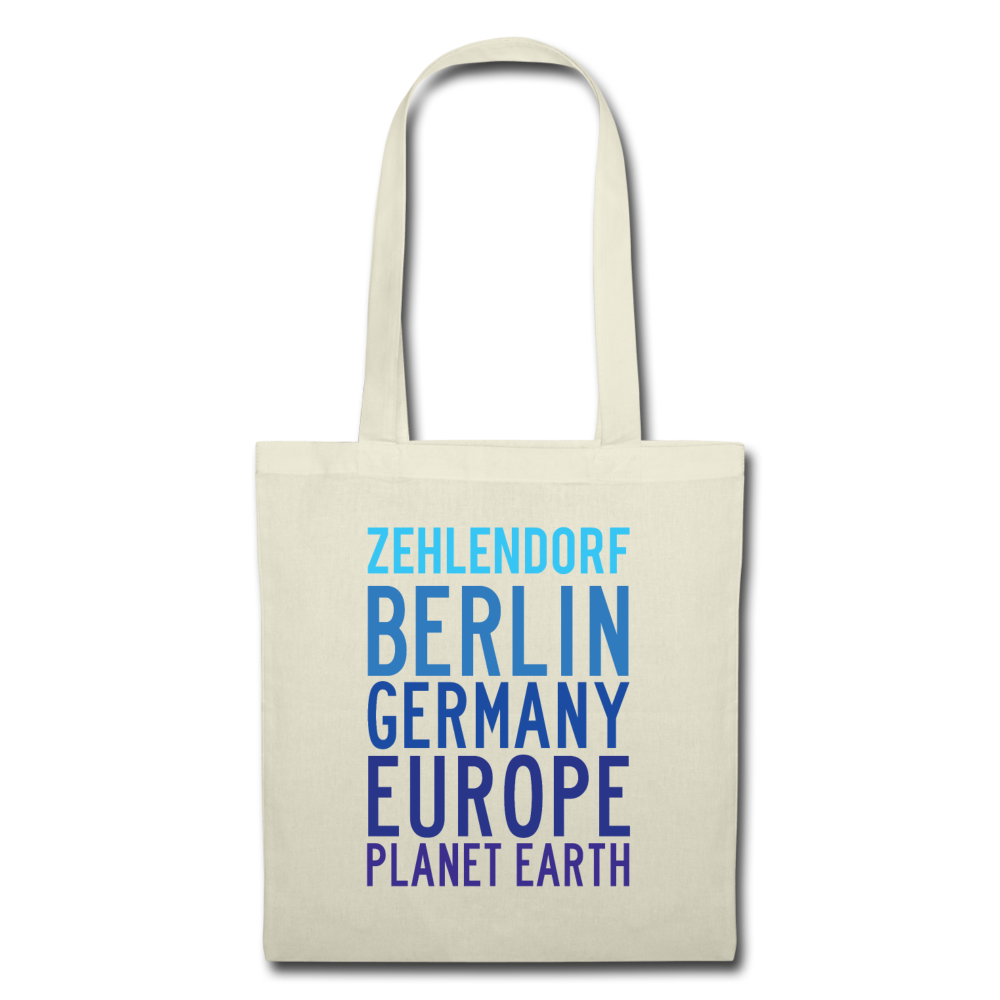 Zehlendorf Planet Earth - Stoffbeutel - nature