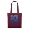 Zehlendorf Planet Earth - Stoffbeutel - burgundy