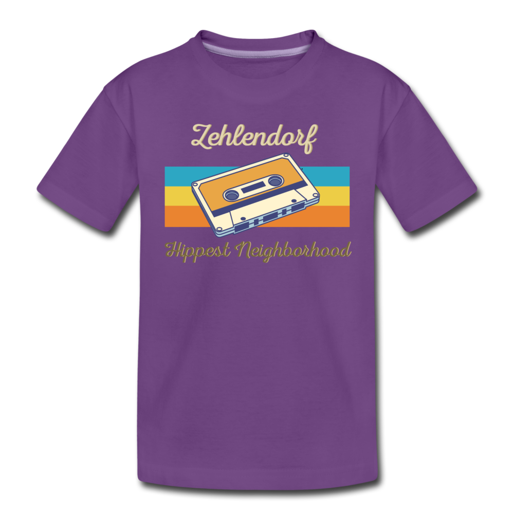 Zehlendorf Hippest Neighborhood - Teenager Premium T-Shirt - purple
