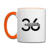 Östliches kreuzberg - Tasse zweifarbig - white/orange