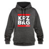 KRZBRG - Kontrast Hoodie - charcoal/black