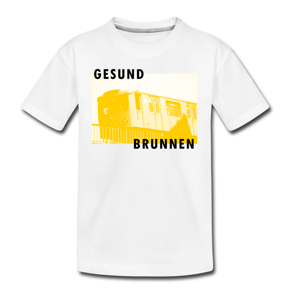 Gesundbrunnen Metro - Teenager Premium T-Shirt - white