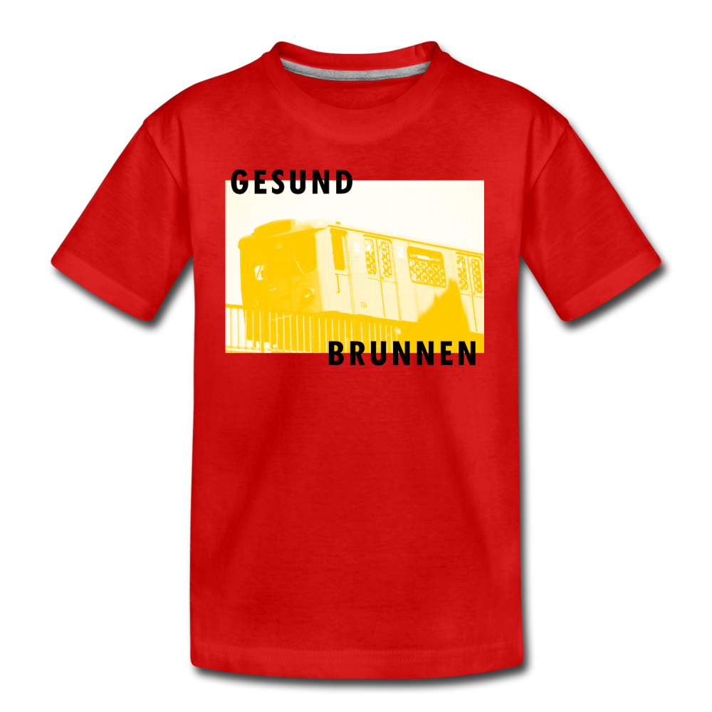 Gesundbrunnen Metro - Teenager Premium T-Shirt - red