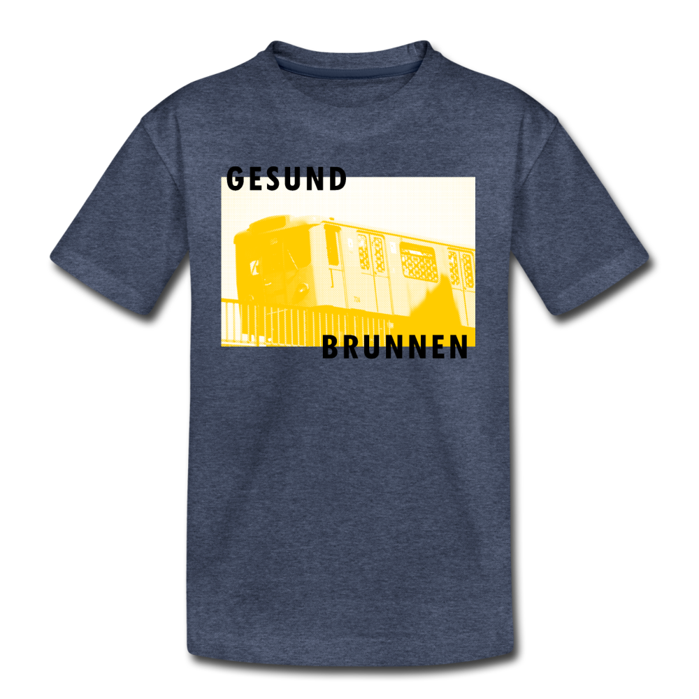 Gesundbrunnen Metro - Teenager Premium T-Shirt - heather blue