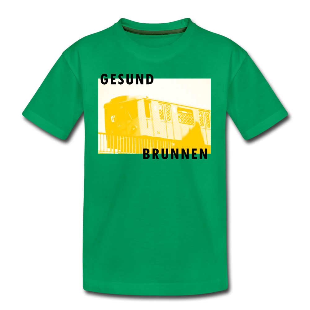 Gesundbrunnen Metro - Teenager Premium T-Shirt - kelly green